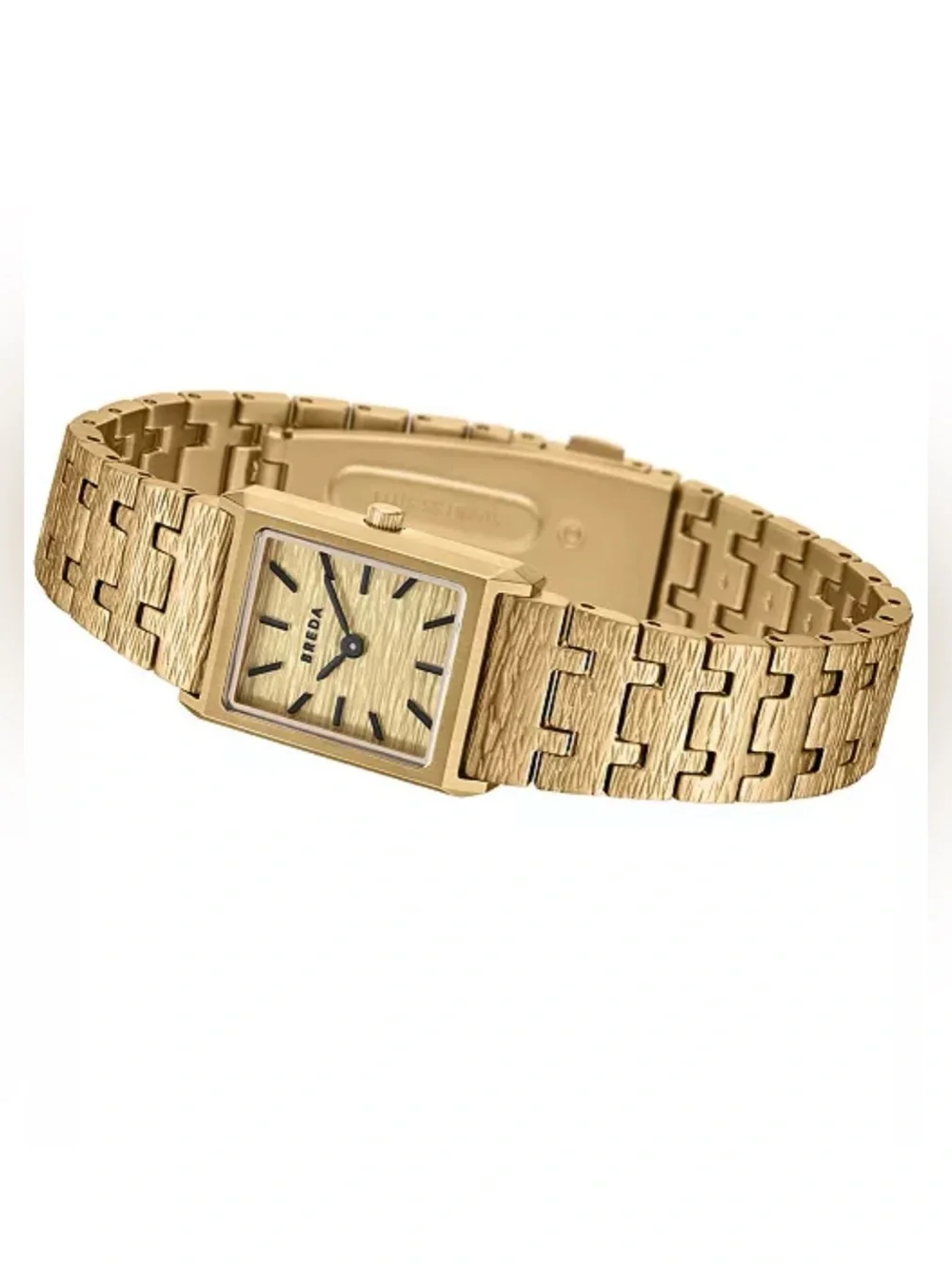 NEW BREDA 'Virgil Revival' Gold Stainless Steel Bracelet Watch, 20mm